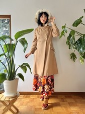 VTG 70s White Leopard Faux Fur