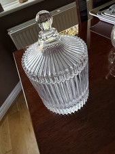 Storage Jar Glass With Lid Sweets /Cookie  Container