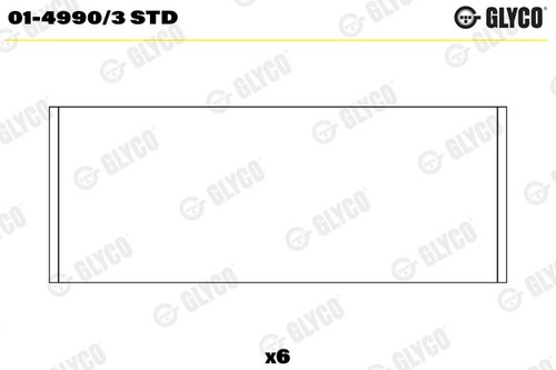 Glyco 4990 std big end - 01-4990/3,