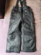 Glacier Point Black Unisex Kids Ski Snow Trousers Salopettes 6-7 Years