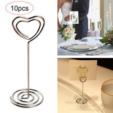 10x Table Number Stands Number Holders Clip Table Photo Stand Wedding Place Card