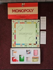 Waddington Monopoly 1961 Property Trading Board Game Complete 