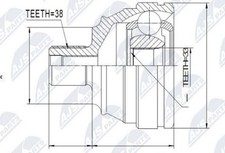 Outer Joint Set For VW