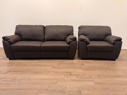Milano brown top grain - grain, leather