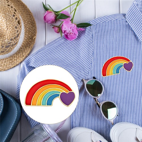 5pcs colorful lapel pin - colorful,