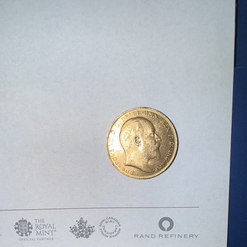 1906 edward vii gold - vii, sovereign