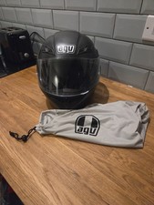 AVG motorbike helmet, xs, flip front, Grey , brand new with bag and sunvisor