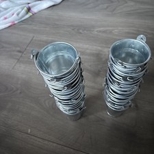 30pcs Small Galvanized Metal