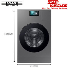 Samsung Large Washer Dryer WD18DB8995BZT1 Heat Pump Large Capacity Washer Dryer