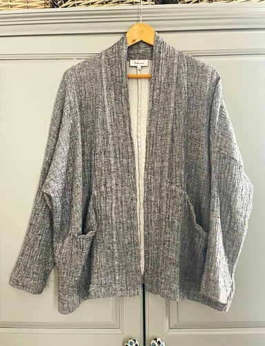 Sahara grey crinkle double - grey,