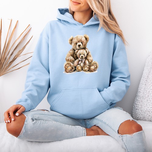 Watercolor teddy bear womens - watercolor,