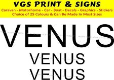 3 X LUNAR VENUS CARAVAN/MOTORHOME  DECALS STICKERS CHOICE OF COLOURS #025
