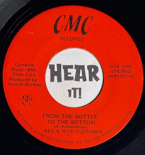 Country bopper booze rock 45 - bopper,