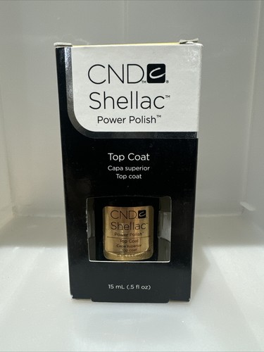 Cnd shellac top coat nail - shellac, gel
