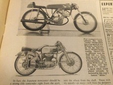 50cc RACING HONDA KREIDLER MOTORCYCLE ARTICLE PERIOD 1962