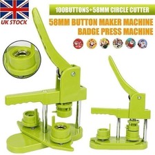 UK 58mm Button Maker Machine