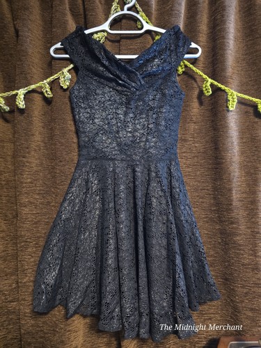 Black lace dress - black, jessica