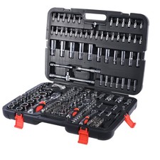 191 Piece Professional Socket Set - 1/2" 3/8" 1/2" DR + More