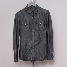 ALL SAINTS Leather Shirt