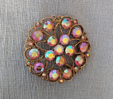 Vintage Round Iridescent
