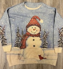 AOP Snowman Christmas Sweater