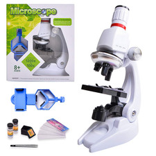 Kids microscope set 100x - -,