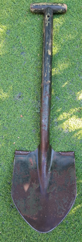British army webbing spade - british,