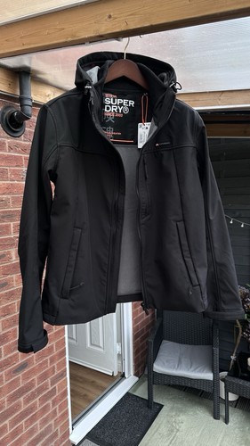 Superdry men hooded soft shell - superdry,
