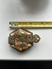 Antique Hexagon Bone With