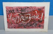 Happy New York 77 by Michael Ponce De Leon - Intaglio Graffiti Print s-2C