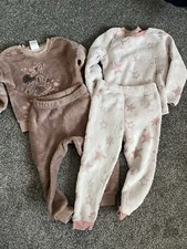 Girls Fluffy Pjs Pink Disney 3-4yrs 