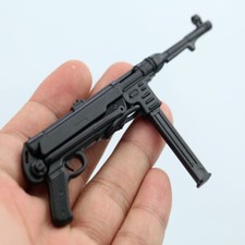 1/6 Scale Mini Gun Model, Plastic, Black,Easy To Assemble,For 12'' Action Figure