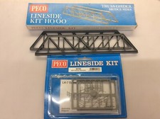 PECO LINESIDE KITS x 2 LK-7 SUBWAY STAIRCASE OPENED PART USED LK-11 TRUSS BRIDGE