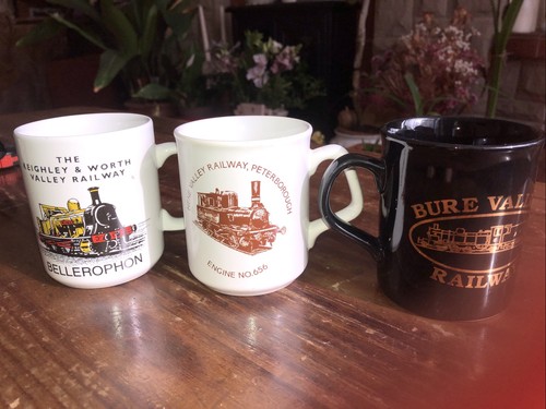 Railway commemorative mugs - railway,