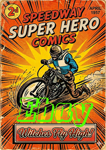 Ipswich speedway comic book - speedway,