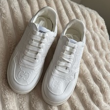 Women White Trainers Size Uk4 Eu37