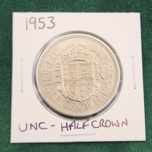 1953 qeii half crown - 🇬🇧,