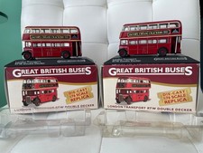 TWO Great British Buses models