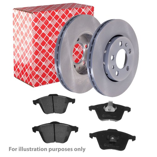 Genuine febi front brake discs - front,