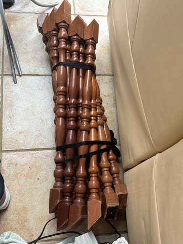 Mahogany stair spindles 20 - stair,