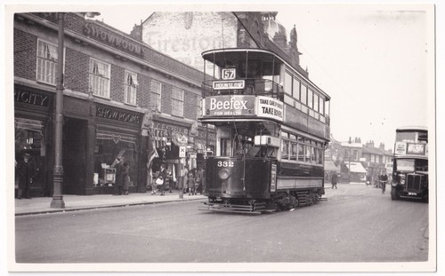Vintage london tram 332 - ​vintage,