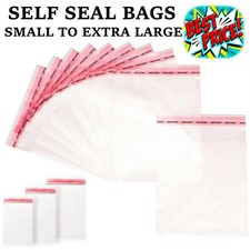 CLEAR CELLOPHANE BAGS SMALL