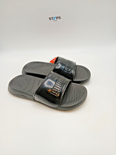 Puma Black Shine Sliders