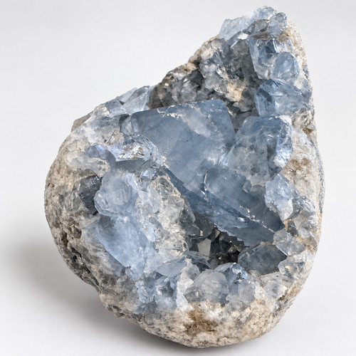Natural blue celestite - natural,