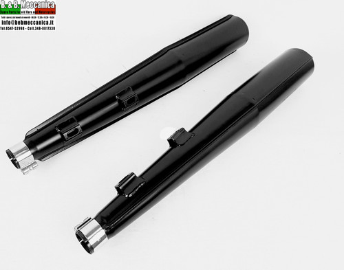 Pair silencer terminals - silencer,