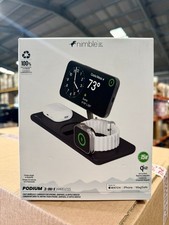 NIMBLE PODIUM 3-IN-1 MAGSAFE CHARGING STATION STAND DOCK IPHONE AIRPODS WATCH