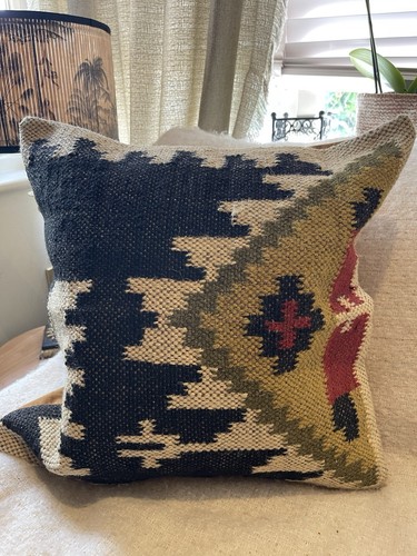Handwoven wool jute - ,, cotton
