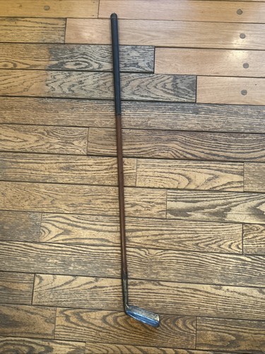 Antique hickory wood putter - hickory,