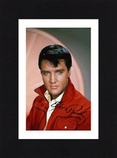 8X6 Mount ELVIS PRESLEY Signed PHOTO Print Ready To Frame King Of Rock & Roll