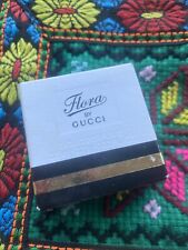 Flora by Gucci Solid Perfume Compact w Mirror Vintage Rare 2.5ml Travel Size